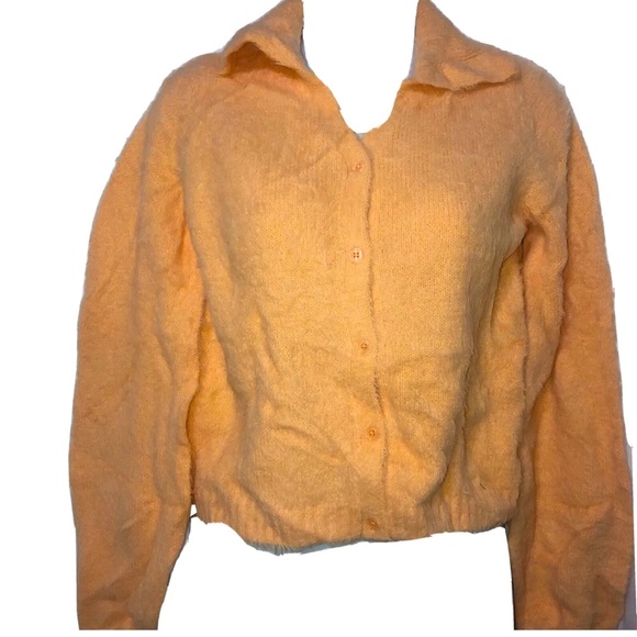 Wild Fable NWT multiple colors sizes Fuzzy Cardigan Sweater Green - Picture 4 of 5